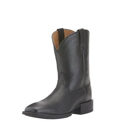 Ariat Heritage Roper Siyah Western Csizma Erkek (39878-179)